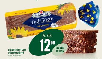 Min Købmand Schulstad Det Gode Solsikkerugbrød tilbud