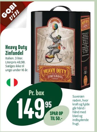 Min Købmand Heavy Duty Zinfandel tilbud