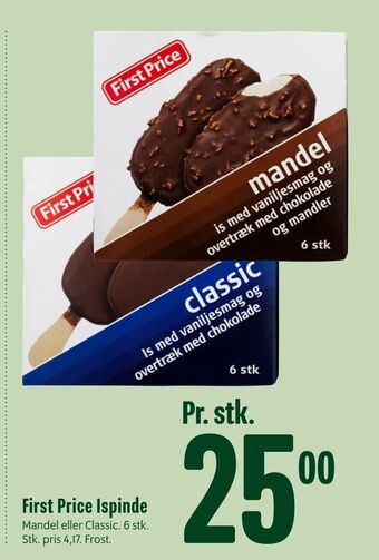 Min Købmand First Price Ispinde tilbud