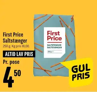 Min Købmand First Price Saltstænger tilbud