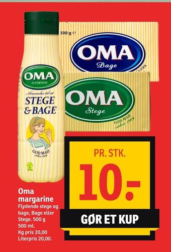 SPAR Oma margarine tilbud