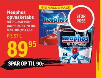 SPAR Neophos opvasketabs tilbud