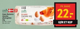 SPAR Grøn Balance danske økologiske æg tilbud