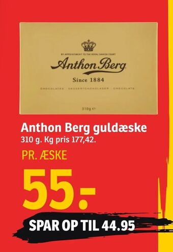 SPAR Anthon Berg guldæske tilbud