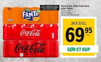 SPAR Coca-Cola, Cola-Cola Zero eller Fanta tilbud