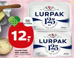 SuperBrugsen Lurpak smør eller smørbar tilbud