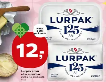 Lurpak smør eller smørbar