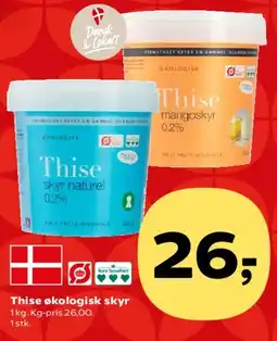 SuperBrugsen Thise økologisk skyr tilbud