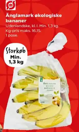 SuperBrugsen Änglamark økologiske bananer tilbud