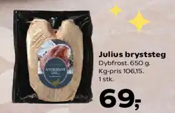 SuperBrugsen Julius bryststeg tilbud