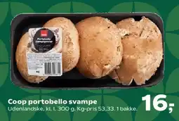 SuperBrugsen Coop portobello svampe tilbud