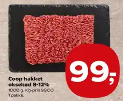 SuperBrugsen Coop hakket oksekød tilbud