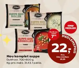 SuperBrugsen Mou komplet suppe tilbud