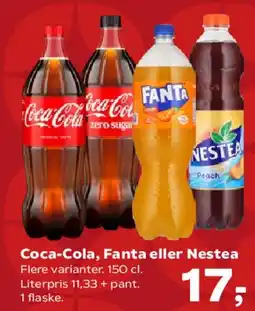 SuperBrugsen Coca‑Cola, Fanta eller Nestea tilbud