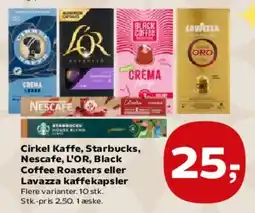 SuperBrugsen Cirkel kaffe / kaffekapsler tilbud