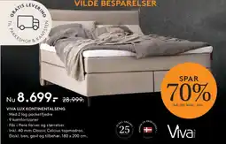 SENG Viva Lux kontinentalseng tilbud