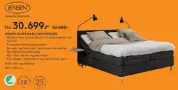 SENG Jensen J4 Dream Elevationsseng tilbud