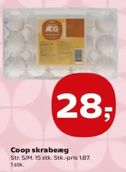 Kvickly Coop skrabeæg tilbud