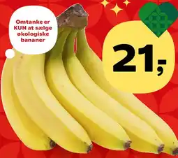 Kvickly Økologiske bananer tilbud