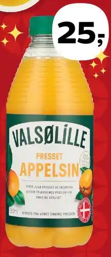 Kvickly Valsølille presset appelsin tilbud