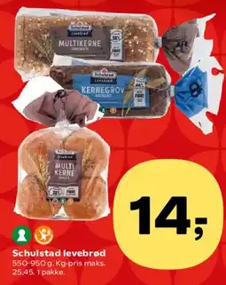 Kvickly Schulstad levebrød tilbud