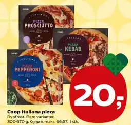 Kvickly Coop italiana pizza tilbud