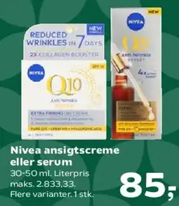 Kvickly Nivea ansigtscreme eller serum tilbud