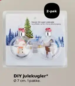 Kvickly DIY julekugler tilbud