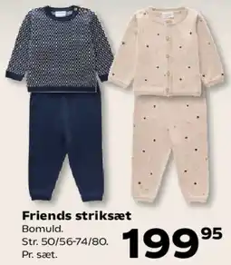 Kvickly Friends striksæt tilbud