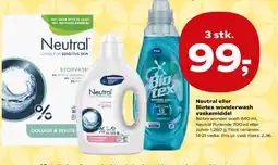 Kvickly Neutral eller Biotex wonderwash vaskemiddel tilbud