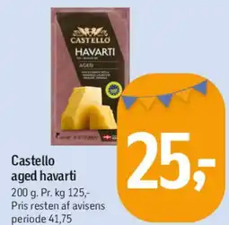 Føtex Castello aged havarti tilbud