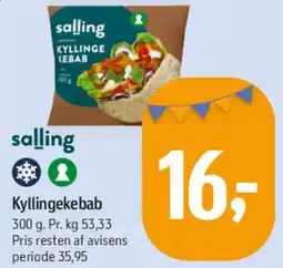 Føtex Kyllingekebab tilbud