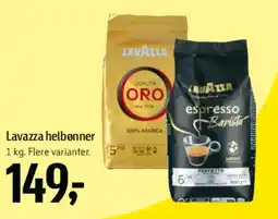 Føtex Lavazza helebønner tilbud