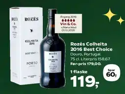 Kvickly Rozès Colheita 2016 Best Choice tilbud