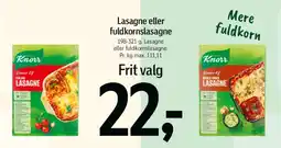 Føtex Lasagne eller fuldkornslasagne tilbud
