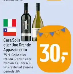 Føtex Casa Solis eller Uno Grande Appassimento tilbud