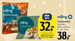 Føtex Salling Frostmarked (frosne kebab/varianter) tilbud