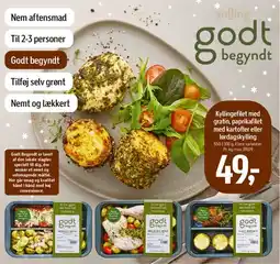 Føtex Kyllingefilet med gratin / paprikafile med kartofler / lørdagskylling tilbud