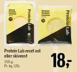 Føtex Protein Lab revet ost eller skivesost tilbud