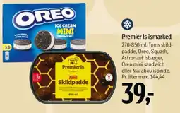 Føtex Premier / Oreo is (frysevarer) tilbud