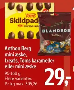 Føtex Anthon Berg / Toms karameller tilbud