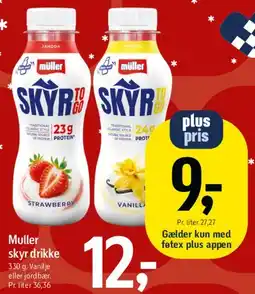 Føtex Müller Skyr to go tilbud