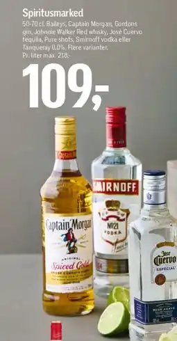 Føtex Spiritusmarked (udvalgte flasker) tilbud
