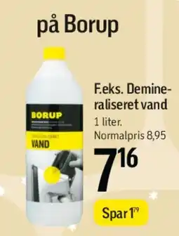 Føtex Borup demineraliseret vand 1 liter tilbud