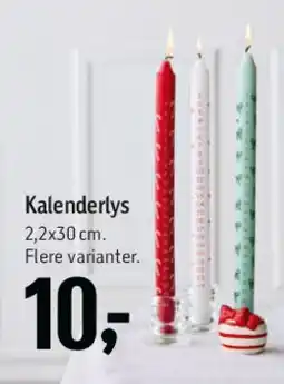 Føtex Kalenderlys (2,2x30 cm) tilbud