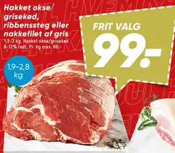 Bilka Nakkefilet / ribbensteg (gris) tilbud