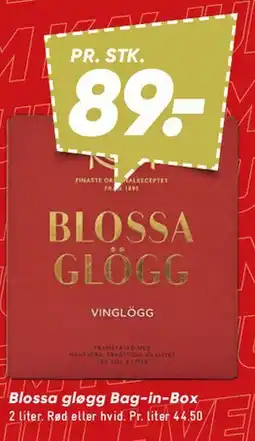 Bilka Blossa glögg Bag-in-Box tilbud