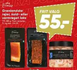 Bilka Grønlandske rejer / kold- eller varmrøget laks tilbud
