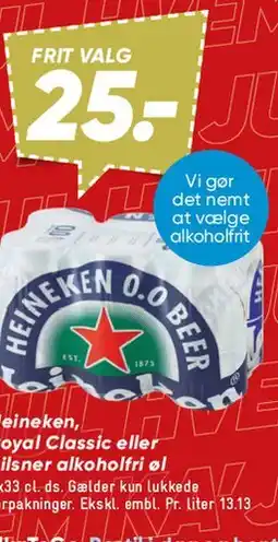 Bilka Heineken 0.0 tilbud