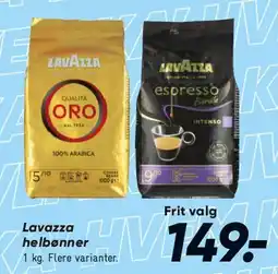 Bilka Lavazza kaffe (hele bønner / espresso) tilbud